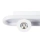 Φωτιστικό Οροφής Linear Design LED NESPO CCT με Κινούμενα Σποτ LED Spot Downlight 48W 5376lm 360° & 45° AC 220-240V - Εναλλαγή Φωτισμού μέσω Διακόπτη On/Off All In One - Λευκό GloboStar® NESPO 61215 Φωτιστικό Οροφής Linear Design LED CCT με Κινούμενα Σποτ LED Spot Downlight 48W 5376lm 360° & 45° AC 220-240V - Εναλλαγή Φωτισμού μέσω Διακόπτη On/Off All In One Ψυχρό 6000k+Φυσικό 4500k+Θερμό 2700k Μ80 x Π13 x Υ6.5cm - Λευκό