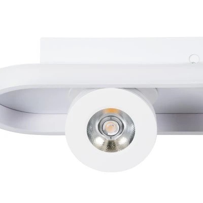 Φωτιστικό Οροφής Linear Design LED NESPO CCT με Κινούμενα Σποτ LED Spot Downlight 48W 5376lm 360° & 45° AC 220-240V - Εναλλαγή Φωτισμού μέσω Διακόπτη On/Off All In One - Λευκό GloboStar® NESPO 61215 Φωτιστικό Οροφής Linear Design LED CCT με Κινούμενα Σποτ LED Spot Downlight 48W 5376lm 360° & 45° AC 220-240V - Εναλλαγή Φωτισμού μέσω Διακόπτη On/Off All In One Ψυχρό 6000k+Φυσικό 4500k+Θερμό 2700k Μ80 x Π13 x Υ6.5cm - Λευκό