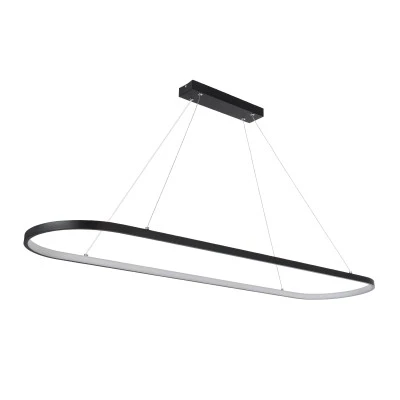 Κρεμαστό Φωτιστικό LED Μαύρο 54W 6210lm CCT Dimmable – Τηλεχειριστήριο, 300° Γωνία Φωτισμού