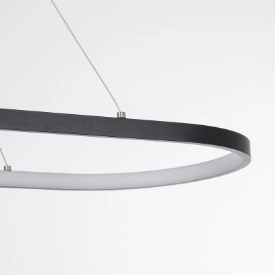 Κρεμαστό Φωτιστικό LED Μαύρο 54W 6210lm CCT Dimmable – Τηλεχειριστήριο, 300° Γωνία Φωτισμού