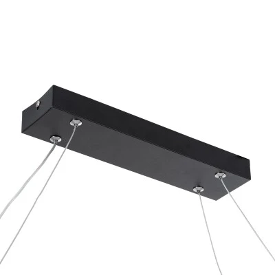 Κρεμαστό Φωτιστικό LED Μαύρο 54W 6210lm CCT Dimmable – Τηλεχειριστήριο, 300° Γωνία Φωτισμού