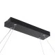 Κρεμαστό Φωτιστικό LED Μαύρο 54W 6210lm CCT Dimmable – Τηλεχειριστήριο, 300° Γωνία Φωτισμού