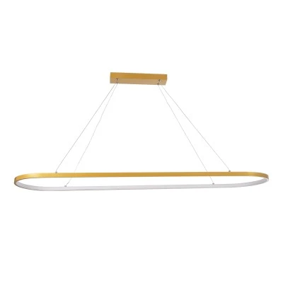 Φωτιστικό LED κρεμαστό BOLIVAR σε χρυσό χρώμα CCT 54W 6210lm 300° AC 220-240V με εναλλαγή φωτισμού μέσω τηλεχειριστηρίου