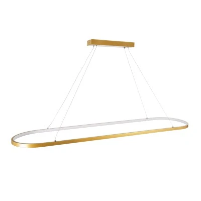 Φωτιστικό LED κρεμαστό BOLIVAR σε χρυσό χρώμα CCT 54W 6210lm 300° AC 220-240V με εναλλαγή φωτισμού μέσω τηλεχειριστηρίου