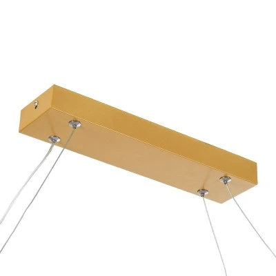 Φωτιστικό LED κρεμαστό BOLIVAR σε χρυσό χρώμα CCT 54W 6210lm 300° AC 220-240V με εναλλαγή φωτισμού μέσω τηλεχειριστηρίου