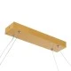 Φωτιστικό LED κρεμαστό BOLIVAR σε χρυσό χρώμα CCT 54W 6210lm 300° AC 220-240V με εναλλαγή φωτισμού μέσω τηλεχειριστηρίου