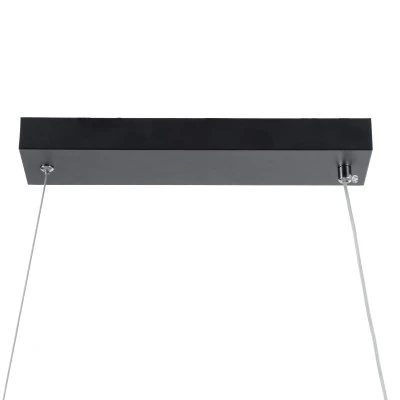 Κρεμαστό φωτιστικό τύπου κόμπος DOLORES LED CCT 105W 11760lm 300°με ρύθμιση φωτός μέσω τηλεχειριστηρίου All In One Dimmable σε μαύρο χρώμα