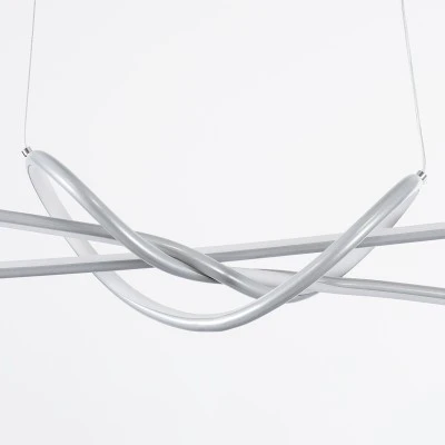 Κρεμαστό φωτιστικό DOLORES LED CCT 105W 11760lm με δέσμη 300° και εναλλαγή φωτισμού μέσω τηλεχειριστηρίου All In One Dimmable Μ110 x Π17 x Υ17.5cm σε νίκελ χρώμα Μ110 x Π17 x Υ17.5cm Κρεμαστό φωτιστικό DOLORES LED CCT 105W 11760lm με δέσμη 300° και εναλλαγή φωτισμού μέσω τηλεχειριστηρίου All In One Dimmable Μ110 x Π17 x Υ17.5cm σε νίκελ χρώμα Μ110 x Π17 x Υ17.5cm