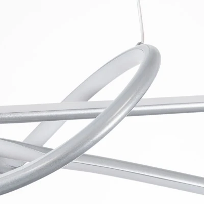 Κρεμαστό φωτιστικό DOLORES LED CCT 105W 11760lm με δέσμη 300° και εναλλαγή φωτισμού μέσω τηλεχειριστηρίου All In One Dimmable Μ110 x Π17 x Υ17.5cm σε νίκελ χρώμα Μ110 x Π17 x Υ17.5cm Κρεμαστό φωτιστικό DOLORES LED CCT 105W 11760lm με δέσμη 300° και εναλλαγή φωτισμού μέσω τηλεχειριστηρίου All In One Dimmable Μ110 x Π17 x Υ17.5cm σε νίκελ χρώμα Μ110 x Π17 x Υ17.5cm