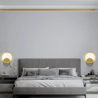 Μοντέρνα LED απλίκα τοίχου kelvo® TED 9W 1080lm 300° AC 220-240V IP20 ρυθμιζόμενο λευκό CCT με εναλλαγή χρωμάτων on/off 2700K/4500K/6000K χρυσό βούρτσας 20x5.5x23cm Μοντέρνα LED απλίκα τοίχου kelvo® TED 9W 1080lm 300° AC 220-240V IP20 ρυθμιζόμενο λευκό CCT με εναλλαγή χρωμάτων on/off 2700K/4500K/6000K χρυσό βούρτσας 20x5.5x23cm