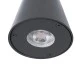 Μοντέρνα επιτοίχια απλίκα GLOBOSTAR® GARDENIA με ντουί GU10 1xGU10 AC 220-240V αδιάβροχη IP65 γκρι ανθρακί ματ 9.5x13x7.7cm