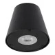 Μοντέρνο επιτοίχιο φωτιστικό GLOBOSTAR® GARDENIA με ντουί GU10 IP65 μαύρο ματ 9.5x13x7.7cm