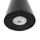 Μοντέρνο επιτοίχιο φωτιστικό GLOBOSTAR® GARDENIA με ντουί GU10 IP65 μαύρο ματ 9.5x13x7.7cm