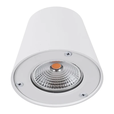 Επιτοίχια απλίκα LED GLOBOSTAR® GARDENIA 7W 700lm θερμό λευκό 2700K IP65 λευκό ματ 9.5x13x7.7cm