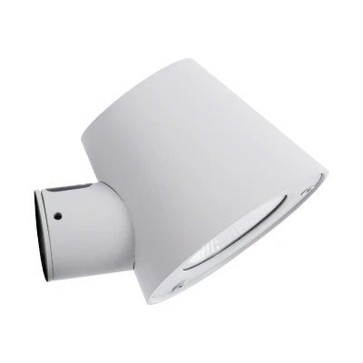 Επιτοίχια απλίκα LED GLOBOSTAR® GARDENIA 7W 700lm θερμό λευκό 2700K IP65 λευκό ματ 9.5x13x7.7cm