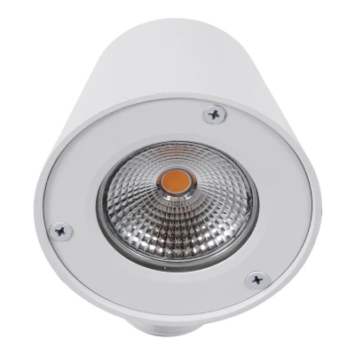 Επιτοίχια απλίκα LED GLOBOSTAR® GARDENIA 7W 700lm θερμό λευκό 2700K IP65 λευκό ματ 9.5x13x7.7cm