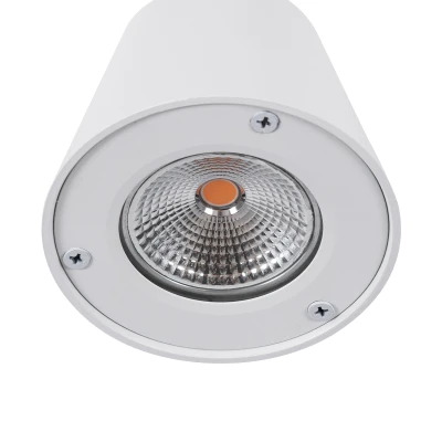 Επιτοίχια απλίκα LED GLOBOSTAR® GARDENIA 7W 700lm θερμό λευκό 2700K IP65 λευκό ματ 9.5x13x7.7cm
