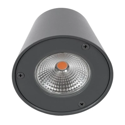Επιτοίχια απλίκα LED GARDENIA 7W 700lm 60° AC 220-240V IP65 θερμό λευκό 2700K γκρι ανθρακί ματ 9.5x13x7.7cm