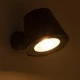 Επιτοίχια απλίκα LED GARDENIA 7W 700lm 60° AC 220-240V IP65 θερμό λευκό 2700K γκρι ανθρακί ματ 9.5x13x7.7cm