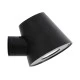 Μοντέρνο επιτοίχιο φωτιστικό LED kelvo® GARDENIA 7W 700lm IP65 θερμό λευκό 2700K μαύρο ματ 9.5x13x7.7cm