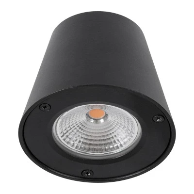 Μοντέρνο επιτοίχιο φωτιστικό LED kelvo® GARDENIA 7W 700lm IP65 θερμό λευκό 2700K μαύρο ματ 9.5x13x7.7cm