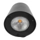 Μοντέρνο επιτοίχιο φωτιστικό LED kelvo® GARDENIA 7W 700lm IP65 θερμό λευκό 2700K μαύρο ματ 9.5x13x7.7cm