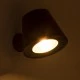 Μοντέρνο επιτοίχιο φωτιστικό LED kelvo® GARDENIA 7W 700lm IP65 θερμό λευκό 2700K μαύρο ματ 9.5x13x7.7cm