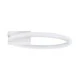 GloboStar® CINDERELLA 60977 Φωτιστικό Οροφής Δαχτυλίδι-Κύκλος LED CCT 16W 1792lm 360° AC 220-240V - Εναλλαγή Φωτισμού μέσω Διακόπτη On/Off All In One Ψυχρό 6000k+Φυσικό 4500k+Θερμό 2700k Φ28cm - Λευκό - 3 Years Warranty