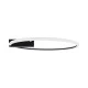 GloboStar® CINDERELLA 60980 Φωτιστικό Οροφής Δαχτυλίδι-Κύκλος LED CCT 30W 3360lm 360° AC 220-240V - Εναλλαγή Φωτισμού μέσω Τηλεχειριστηρίου All In One Ψυχρό 6000k+Φυσικό 4500k+Θερμό 2700k Dimmable Φ50cm - Μαύρο - 3 Years Warranty