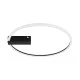 GloboStar® CINDERELLA 60980 Φωτιστικό Οροφής Δαχτυλίδι-Κύκλος LED CCT 30W 3360lm 360° AC 220-240V - Εναλλαγή Φωτισμού μέσω Τηλεχειριστηρίου All In One Ψυχρό 6000k+Φυσικό 4500k+Θερμό 2700k Dimmable Φ50cm - Μαύρο - 3 Years Warranty