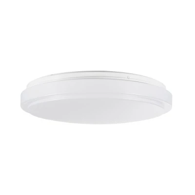 GloboStar® EMERGANO 60993 Πλαφονιέρα Οροφής LED 30W 2850lm 120° AC 220-240V με Ενσωματωμένο Σύστημα Emergency Li-ion 3450mAh/12.8Wh με Αυτονομία 3hrs - Αδιάβροχη IP54 Φ38 x Υ5.3cm Φυσικό Λευκό 4500K - Λευκό - Bridgelux Chips - 3 Years Warranty
