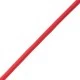 GloboStar® CABLITO 61551 Μοντέρνο Κρεμαστό Φωτιστικό Οροφής Μονόφωτο 1 x E27 Κόκκινο Σιλικόνης Ανάρτηση με Υφασμάτινο Καλώδιο Φ4 x Υ110cm