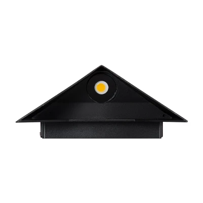Μοντέρνα επιτοίχια απλίκα LED kelvo® STEALTH 10W 1000lm IP65 θερμό λευκό 2700K μαύρο ματ 17x7.5x17cm Μοντέρνα επιτοίχια απλίκα LED kelvo® STEALTH 10W 1000lm IP65 θερμό λευκό 2700K μαύρο ματ 17x7.5x17cm
