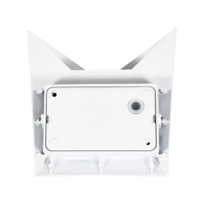 Επιτοίχια απλίκα LED kelvo® STEALTH 10W 1100lm φυσικό λευκό 4500K IP65 λευκό ματ 17x7.5x17cm