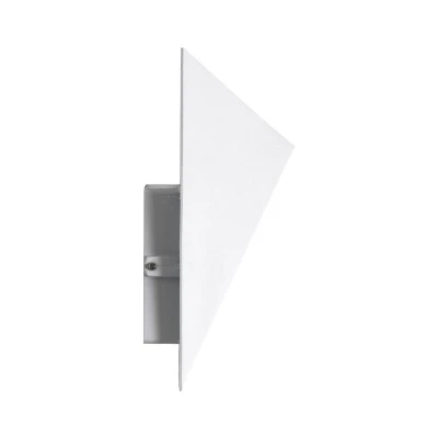Επιτοίχια απλίκα LED kelvo® STEALTH 10W 1100lm φυσικό λευκό 4500K IP65 λευκό ματ 17x7.5x17cm