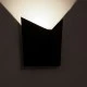 Μοντέρνα επιτοίχια απλίκα LED kelvo® STEALTH 10W 1100lm φυσικό λευκό 4500K IP65 γκρι ανθρακί ματ 17x7.5x17cm