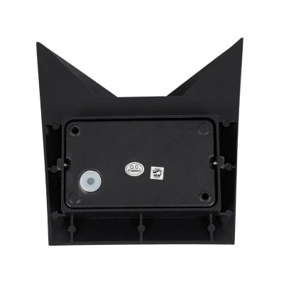 Μοντέρνα επιτοίχια απλίκα LED kelvo® STEALTH 10W 1100lm φυσικό λευκό 4500K IP65 μαύρο ματ 17x7.5x17cm