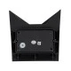 Μοντέρνα επιτοίχια απλίκα LED kelvo® STEALTH 10W 1100lm φυσικό λευκό 4500K IP65 μαύρο ματ 17x7.5x17cm