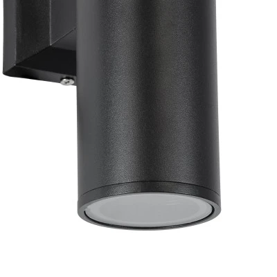 Φωτιστικό τοίχου - απλίκα kelvo® WALLY για λάμπα GU10 1xGU10 AC 220-240V IP65 μονόφωτο μοντέρνο μαύρο ματ 6.4x11x17cm Φωτιστικό τοίχου - απλίκα kelvo® WALLY για λάμπα GU10 1xGU10 AC 220-240V IP65 μονόφωτο μοντέρνο μαύρο ματ 6.4x11x17cm