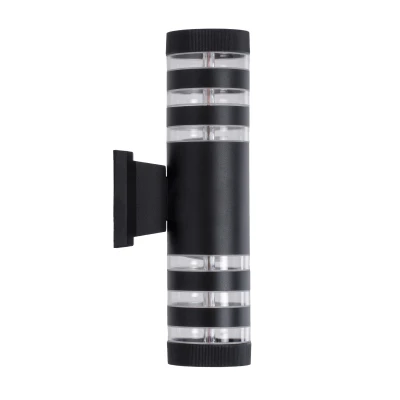 Μοντέρνα επιτοίχια απλίκα kelvo® ORION με 2 ντουί GU10 AC 220-240V αδιάβροχη IP65 μαύρο ματ 9x15x35.5cm Μοντέρνα επιτοίχια απλίκα kelvo® ORION με 2 ντουί GU10 AC 220-240V αδιάβροχη IP65 μαύρο ματ 9x15x35.5cm
