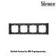 GloboStar® 80086 SONOFF SwitchMan M5-80 Wall Frame 4 Way - L29.9 X W8.6 X H1.48CM