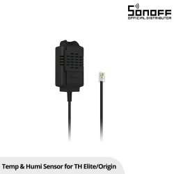 Sonoff αισθητήρας θερμοκρασίας σε μαύρο χρώμα THS01 -40℃ to +85℃ - με μήκος καλωδίου 50cm