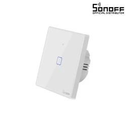 Διακόπτης επίτοιχος SONOFF T2EU1C-RF - 433MHz Wireless Smart Wall Touch Button Switch AC 100-240V Max 2A (2A/Way) 1 Way - RF Series