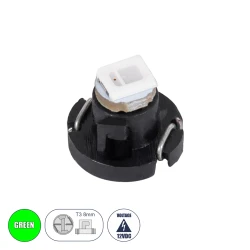 Λάμπα αυτοκινήτου T3 3rd Generation Can-Bus LED 1 SMD 1210 0.2W 30lm με γωνία φωτός 120° DC 12V IP20 σε πράσινο φως