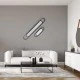 GloboStar® IGOR 61218 Φωτιστικό Οροφής Linear Design LED CCT 48W 5760lm 210° AC 220-240V - Εναλλαγή Φωτισμού μέσω Διακόπτη On/Off All In One Ψυχρό 6000k+Φυσικό 4500k+Θερμό 2700k Μ81 x Π13 x Υ4.5cm - Μαύρο - 3 Years Warranty