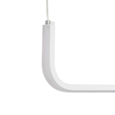 Κρεμαστό Φωτιστικό LINARIA Design LED CCT 36W 4150lm 200° AC 220-240V - Εναλλαγή Φωτισμού μέσω Τηλεχειριστηρίου All In One - Λευκό GloboStar® LINARIA 60922 Κρεμαστό Φωτιστικό Οροφής Design LED CCT 36W 4150lm 200° AC 220-240V - Εναλλαγή Φωτισμού μέσω Τηλεχειριστηρίου All In One Ψυχρό 6000k+Φυσικό 4500k+Θερμό 2700k Dimmable Μ120 x Π2 x Υ10cm - Λευκό - 3 Years Warranty