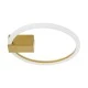 GloboStar® CINDERELLA 60978 Φωτιστικό Οροφής Δαχτυλίδι-Κύκλος LED CCT 16W 1792lm 360° AC 220-240V - Εναλλαγή Φωτισμού μέσω Διακόπτη On/Off All In One Ψυχρό 6000k+Φυσικό 4500k+Θερμό 2700k Φ28cm - Χρυσό Βούρτσας - 3 Years Warranty