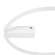 GloboStar® CINDERELLA 60981 Φωτιστικό Οροφής Δαχτυλίδι-Κύκλος LED CCT 30W 3360lm 360° AC 220-240V - Εναλλαγή Φωτισμού μέσω Τηλεχειριστηρίου All In One Ψυχρό 6000k+Φυσικό 4500k+Θερμό 2700k Dimmable Φ50cm - Λευκό - 3 Years Warranty
