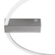 GloboStar® CINDERELLA 60983 Φωτιστικό Οροφής Δαχτυλίδι-Κύκλος LED CCT 30W 3360lm 360° AC 220-240V - Εναλλαγή Φωτισμού μέσω Τηλεχειριστηρίου All In One Ψυχρό 6000k+Φυσικό 4500k+Θερμό 2700k Dimmable Φ50cm - Χρώμιο Νικελ - 3 Years Warranty
