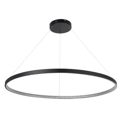 Κρεμαστό Φωτιστικό Δαχτυλίδι-Κύκλος LED DIAMOND CCT 75W 8400lm 360° AC 220-240V - Εναλλαγή Φωτισμού μέσω Τηλεχειριστηρίου All In One- Μαύρο GloboStar® DIAMOND 61519 Κρεμαστό Φωτιστικό Δαχτυλίδι-Κύκλος LED CCT 75W 8400lm 360° AC 220-240V - Εναλλαγή Φωτισμού μέσω Τηλεχειριστηρίου All In One Ψυχρό 6000k+Φυσικό 4500k+Θερμό 2700k Dimmable Φ100cm - Μαύρο - 3 Years Warranty